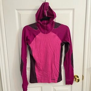 Patagonia Merino Wool Hooded Long Sleeve Shirt